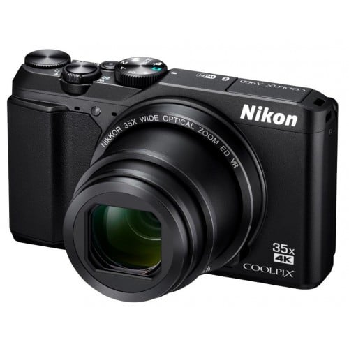 Appareil compact numérique NIKON Coolpix A900 (noir) 20,3Mpx - zoom 35x (24-840mm) écran 7,5cm pivotable