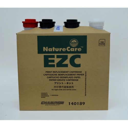 CHAMPION - Pack entretien RA-4 P1 EZC pour minilab Agfa (Carton de 2) 140189 NATURECARE