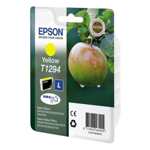 EPSON - Cartouche d'encre T129440 Pomme - Jaune