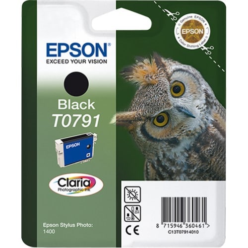 EPSON - Cartouche d'encre T0791 Chouette - Noir