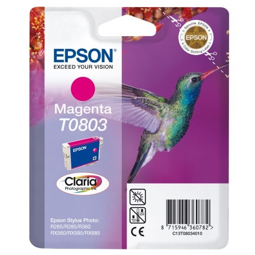 Cartouche d'encre EPSON T0803 Colibri - Magenta