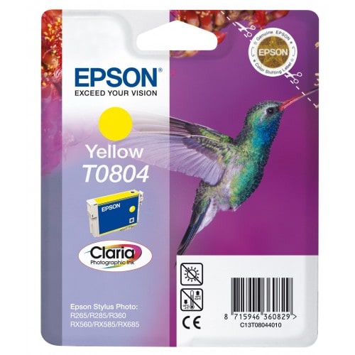 EPSON - Cartouche d'encre T0804 Colibri - Jaune