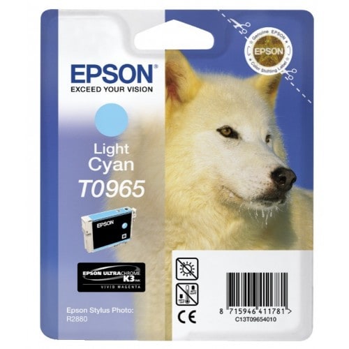 EPSON - Cartouche d'encre T0965 Loup - Cyan clair