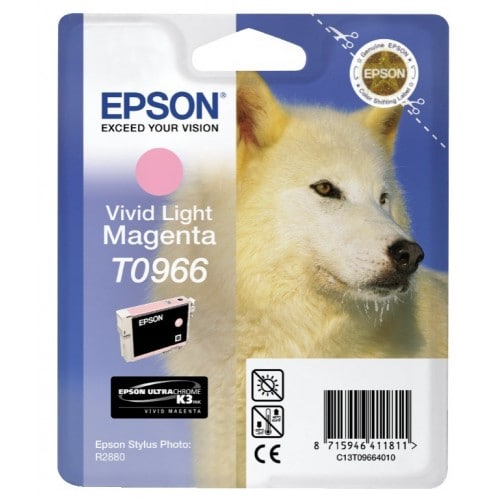 EPSON - Cartouche d'encre T0966 Loup - Magenta clair