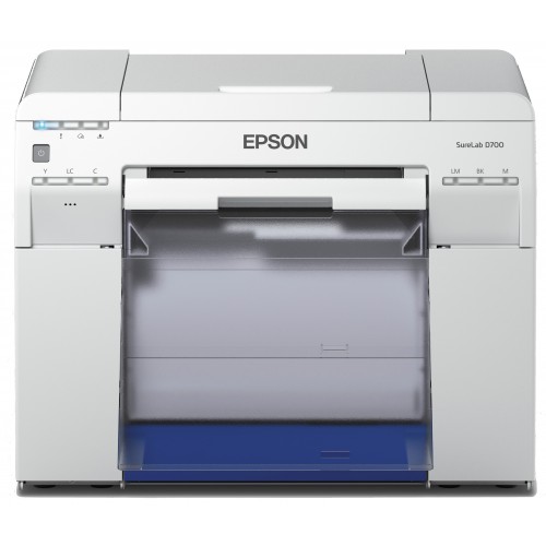 Imprimante jet d'encre EPSON SureLab D700 avec kit consommables : 6 cartouches d'encre + 4 rouleaux de papier (2 en 152mm et 2 e