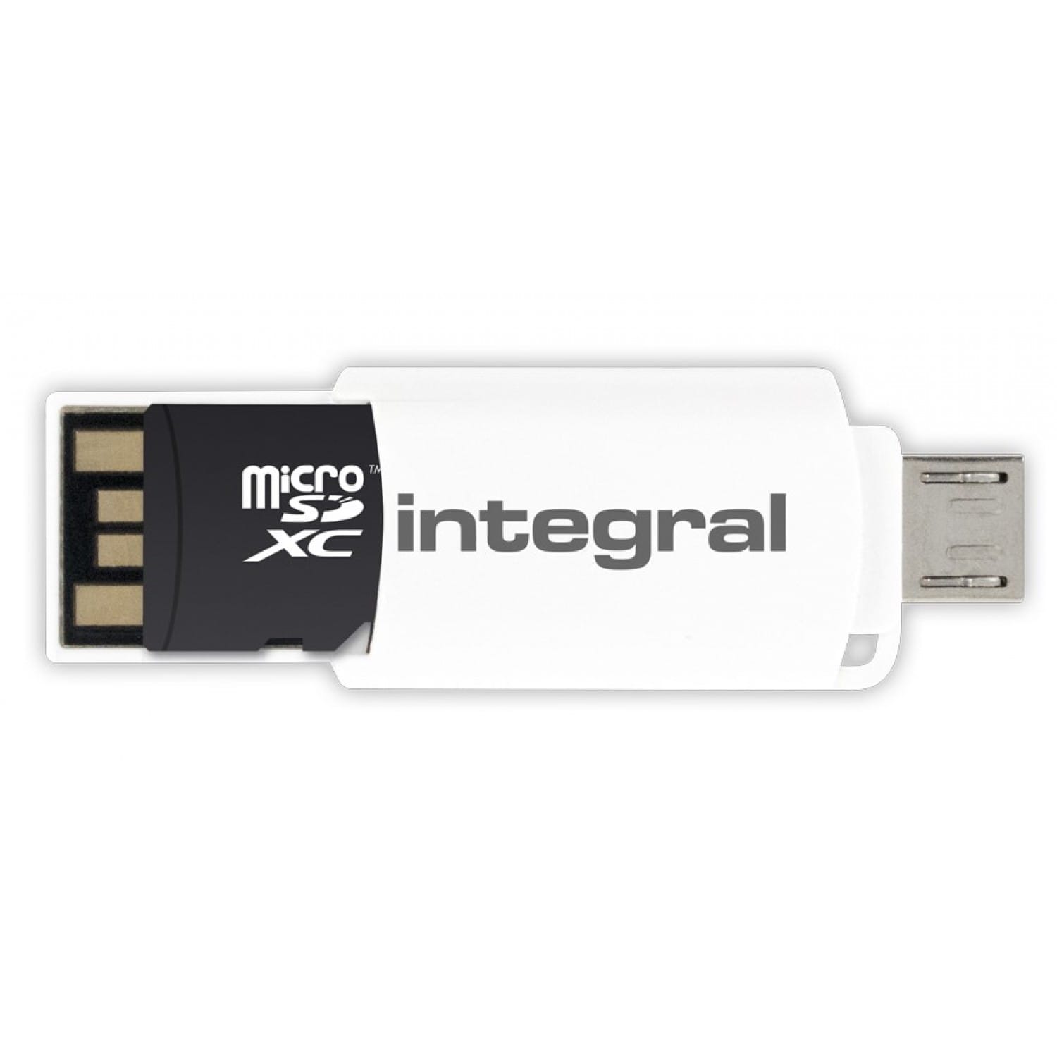 Adaptateur carte mémoire INTEGRAL Adaptateur OTG + Micro SDHC/XC (micro USB/ USB)