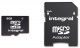Carte mémoire SD micro INTEGRAL microSDHC Classe 4 8 GB (+ adaptateur SD) 