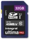 Carte mémoire SD INTEGRAL SDHC Classe 10 Ultima Pro Full HD (45Mo/s) 32 Go
