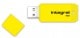 Clé USB 2.0 INTEGRAL Flash Drive Néon 8 GB (Jaune)