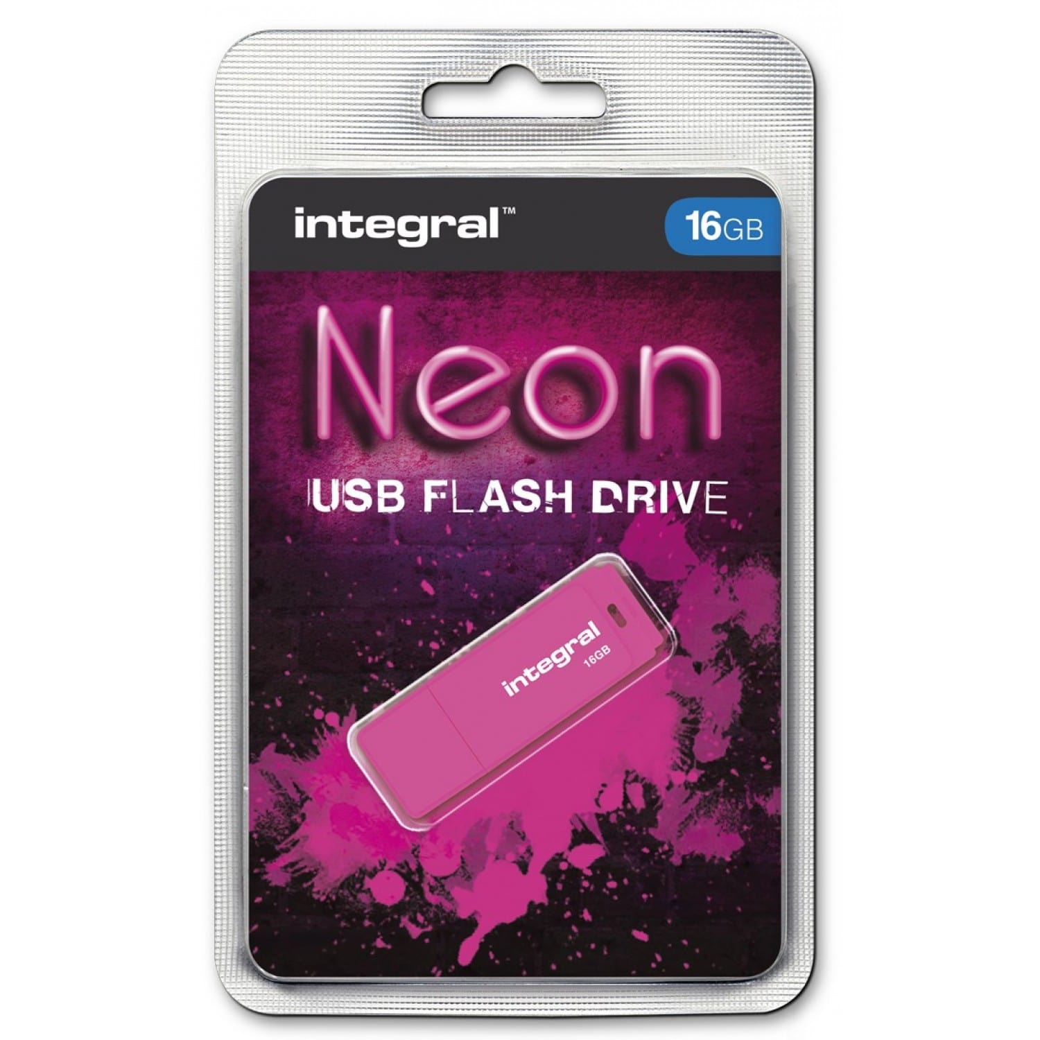 Clé USB 2.0 INTEGRAL Flash Drive Pulse 128 GB (Vert)