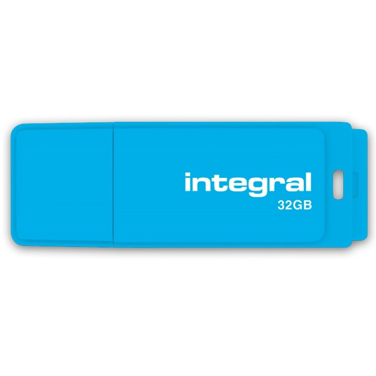 INTEGRAL MEMORY Clé USB 2.0 Neon - 32 Go – bleu (Lot de 2 clés + 1