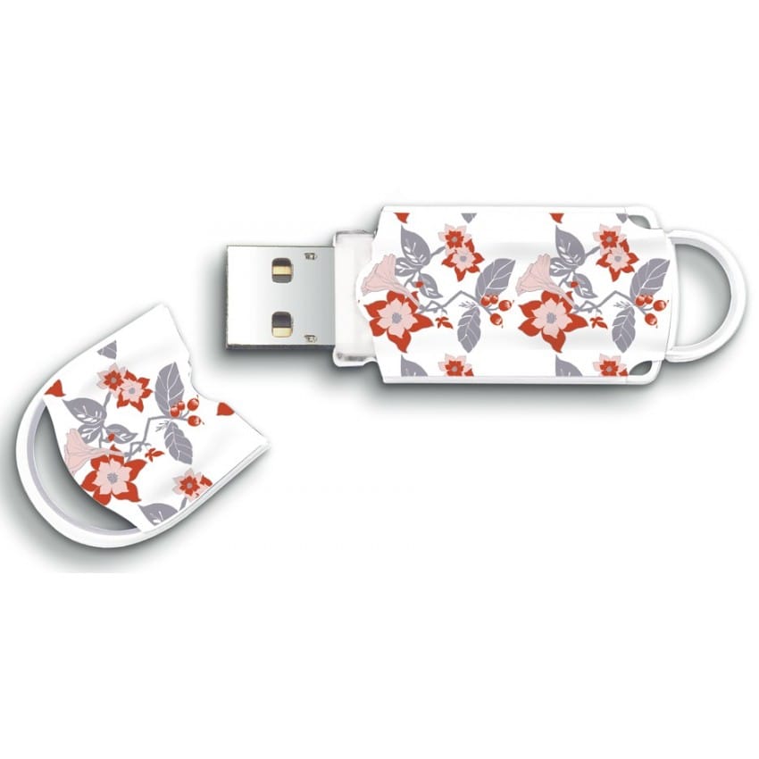 Clé USB 2.0 INTEGRAL Xpression "Floral1" - 8 GB