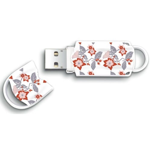 Clé USB 2.0 INTEGRAL Xpression "Floral1" - 16 GB