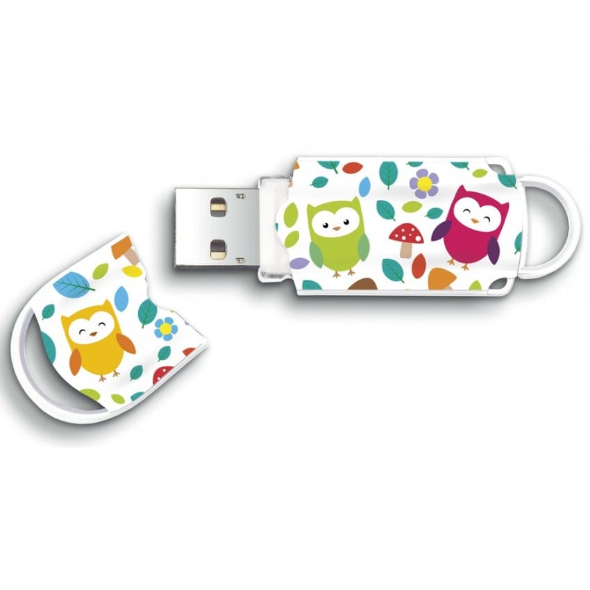 Clé USB 2.0 INTEGRAL Xpression "Owls" (Hiboux) 8 GB