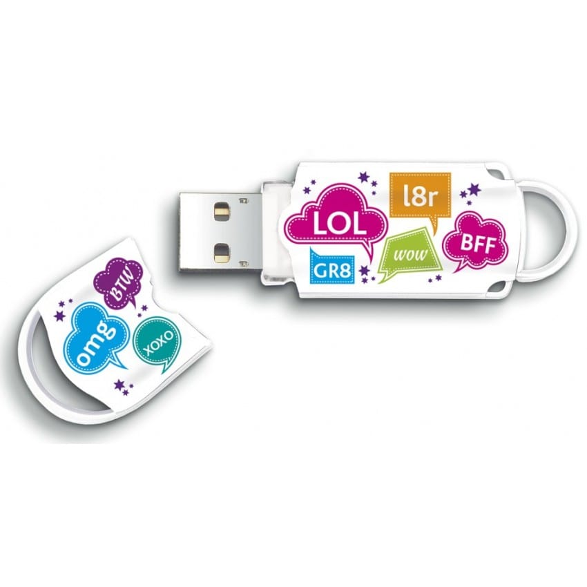 Clé USB 2.0 INTEGRAL Xpression "Txt" - 8 GB