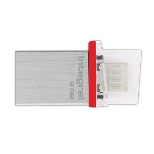 Adaptateur USB OTG INTEGRAL pour smartphone/tablette (MICRO USB/USB) avec clé USB 2.0 Micro Fusion 8 GB