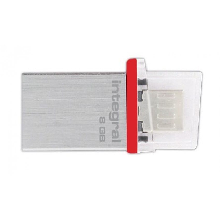 Adaptateur USB OTG INTEGRAL pour smartphone/tablette (MICRO USB/USB) avec clé USB 2.0 Micro Fusion 8 GB