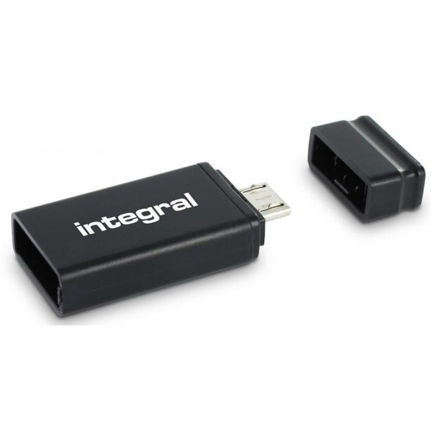 Adaptateur USB OTG INTEGRAL pour smartphone/tablette (MICRO USB/USB) - pour brancher n'importe quelle clé USB sur Smartphone ou 