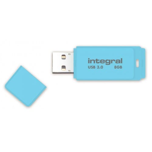 INTEGRAL - Clé USB 3.0 Flash Drive Pastel 8 GB (Bleu)