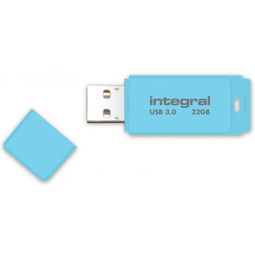 Clé USB 3.0 INTEGRAL Flash Drive Pastel 32 GB (Bleu)