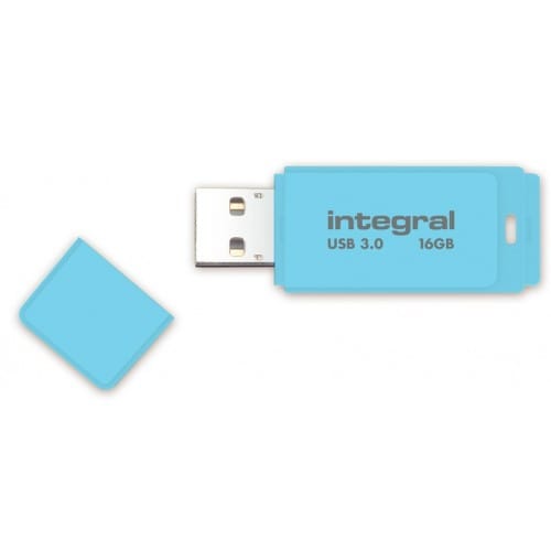 INTEGRAL - Clé USB 3.0 Flash Drive Pastel 16 GB (Bleu)