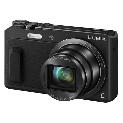 Appareil compact numérique PANASONIC DMC-TZ57 (noir) 16Mpx - zoom 20x (24-480mm) écran 7,7cm orientable à 180° Vidéo Full HD - W