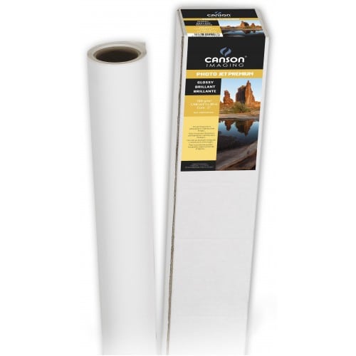 Papier jet d'encre CANSON Imaging Photo Jet Premium brillant 190g - 44" (111,8cm) - 30m