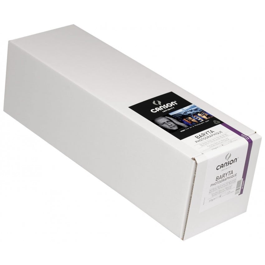 Papier jet d'encre CANSON Infinity Baryta Photographique blanc satiné 310g - 17" (43,2cm) - 15,24m