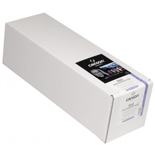 CANSON - Papier jet d'encre Infinity Rag Photographique blanc mat 310g - 17" (43,2cm) - 15,24m