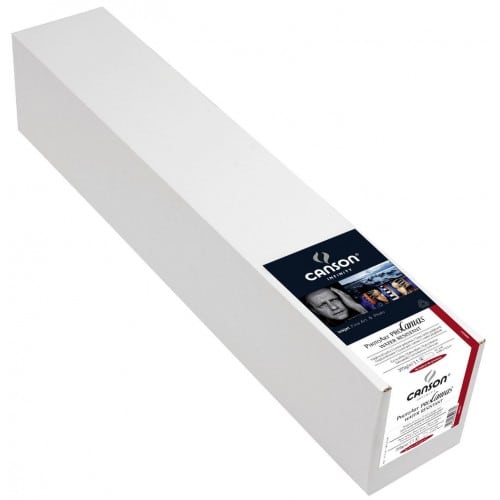 Toile canvas jet d'encre CANSON Infinity PhotoArt ProCanvas Water Résistant Polycoton lustré 395g - 17" (43,2cm) - 12,2m