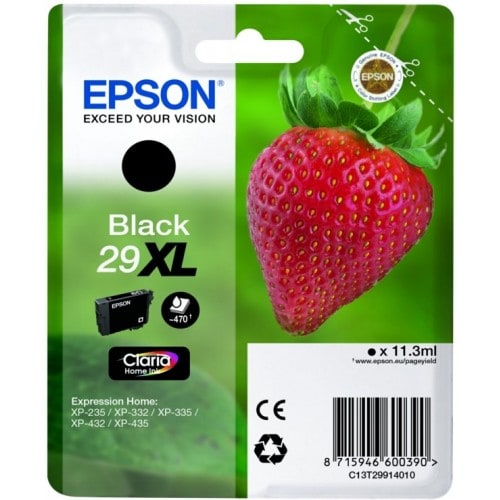 EPSON - Cartouche d'encre T299140 Fraise n°29 - Noir XL