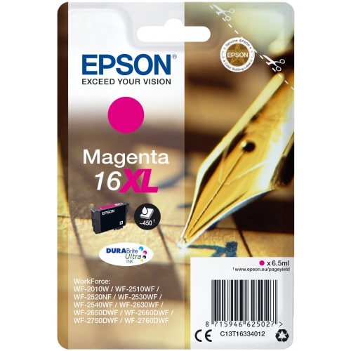 EPSON - Cartouche d'encre T163340 Stylo à plume - Magenta XL