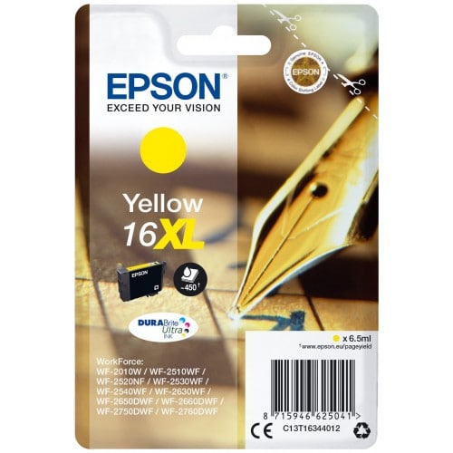 EPSON - Cartouche d'encre T163440 Stylo à plume - Jaune XL