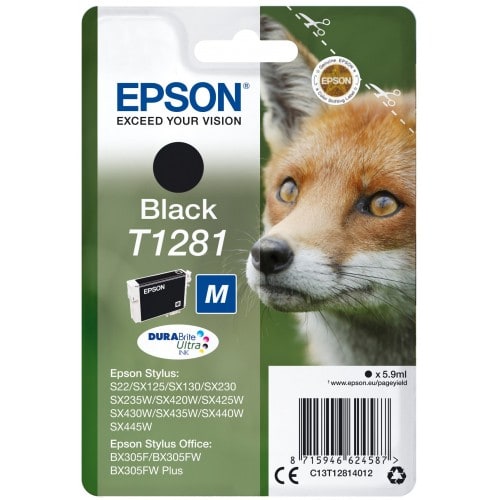 EPSON - Cartouche d'encre T128140 Renard - Noir