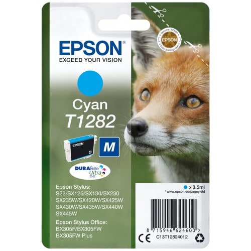 EPSON - Cartouche d'encre T128240 Renard - Cyan