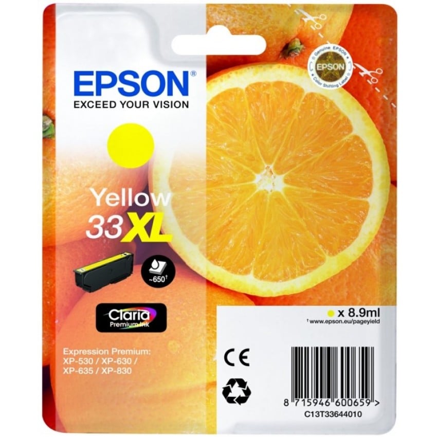 T336440 Oranges n°33 - Jaune XL