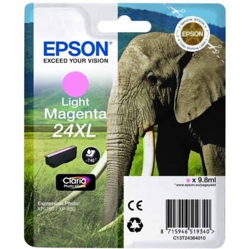 T243640 Eléphant n°24 - Magenta clair XL