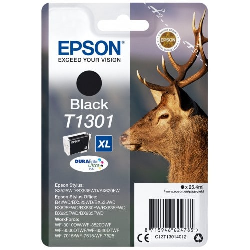 EPSON - Cartouche d'encre T130140 Cerf - Noir XL