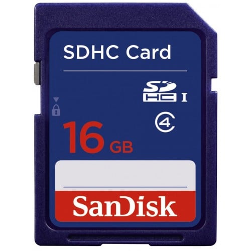 SANDISK - Carte mémoire SD SDHC/XC Classe 4 16 GB