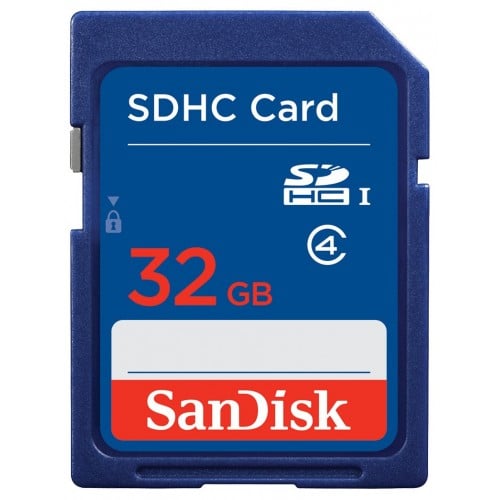 Carte mémoire SD SANDISK SDHC/XC Classe 4 32 GB