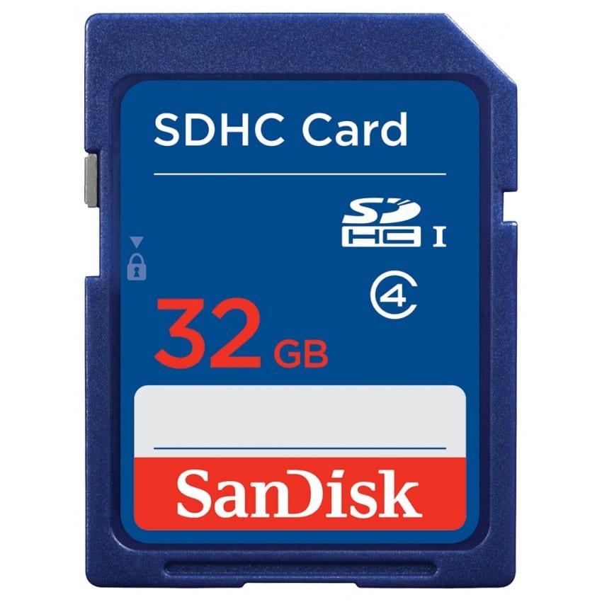 Carte mémoire SD SANDISK SDHC/XC Classe 4 32 GB