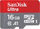 Carte mémoire SD micro SANDISK micro SDHC Ultra UHS-I Classe 10 (98Mo/s   653x) 16 GB