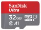 Carte mémoire SD micro SANDISK micro SDHC Ultra UHS-I Classe 10 (98Mo/s   653x) 32 GB