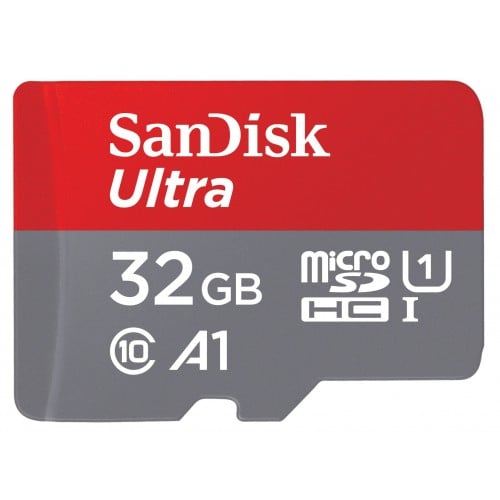 SANDISK - Carte mémoire SD micro micro SDHC Ultra UHS-I Classe 10 (98Mo/s   653x) 32 GB