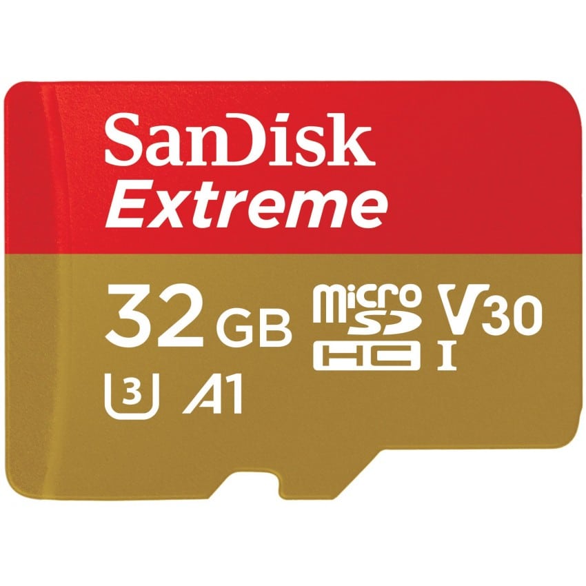 Carte mémoire SD micro SANDISK micro SDHC Extrême M Mobile UHS-I A1 V30 Classe 10 (100Mo/s   667x) 32 GB