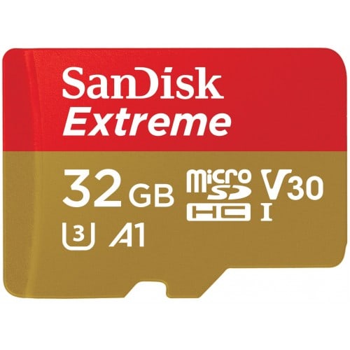 SANDISK - Carte mémoire SD micro micro SDHC Extrême M Mobile UHS-I A1 V30 Classe 10 (100Mo/s   667x) 32 GB