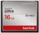 Carte mémoire Compact Flash SANDISK CompactFlash Ultra  Classe 10 (50Mo/s   333x) 16 GB