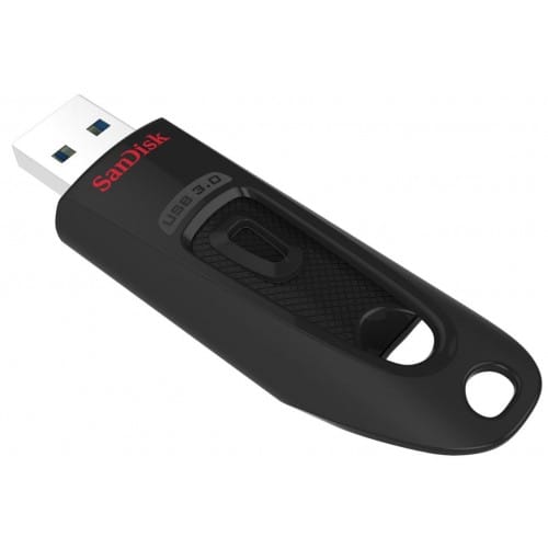 Clé USB 3.0 SANDISK Cruzer Ultra 64 GB - USB 3.0 (80MB/s)