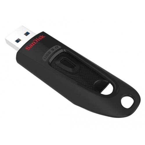 SANDISK - Clé USB 3.0 Cruzer Ultra 128 GB - USB 3.0 (80MB/s)