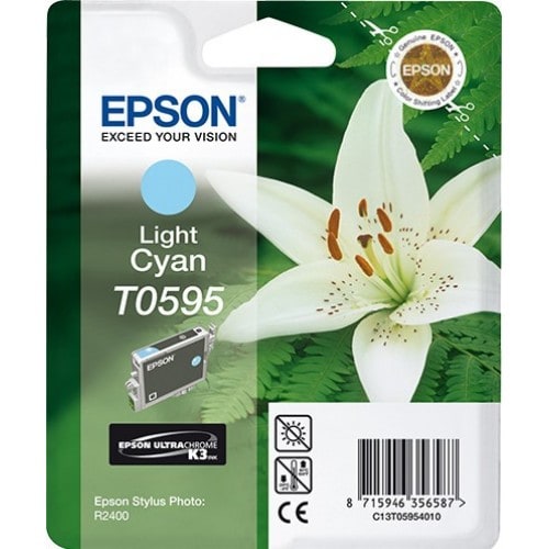Cartouche d'encre EPSON T0595 Lys - Cyan clair